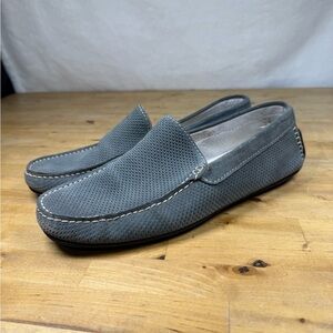 Interland Gray loafers Men’s Suede Loafers Size 8 Italian suede loafers